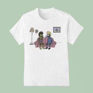 Beavis And Butt Head Potent Frog Cartoon Sofa T Shirt