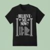 Becky Hill Believe Me Now Uk Tour Dateback T Shirt