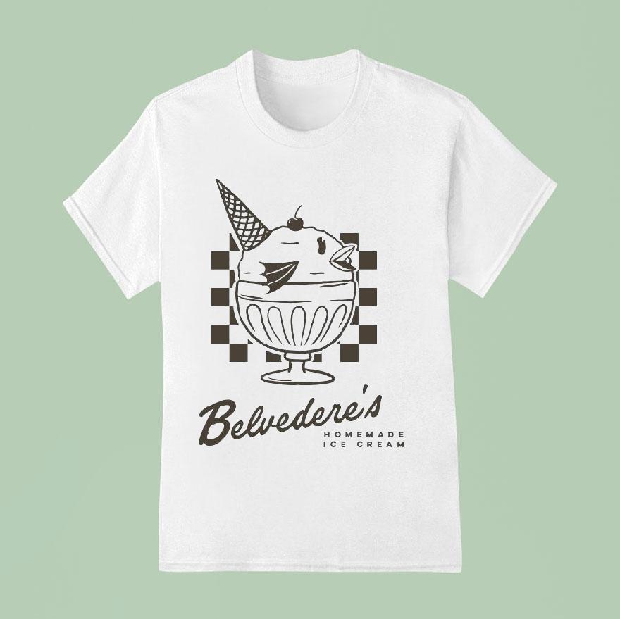 Belvedere S Homemade Ice Cream T Shirt