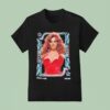 Beyonce Las Vegas Cowboy Carter Tour Pin Up Red Dress Showgirl Venue At Allegiant Stadium On July T Shirt