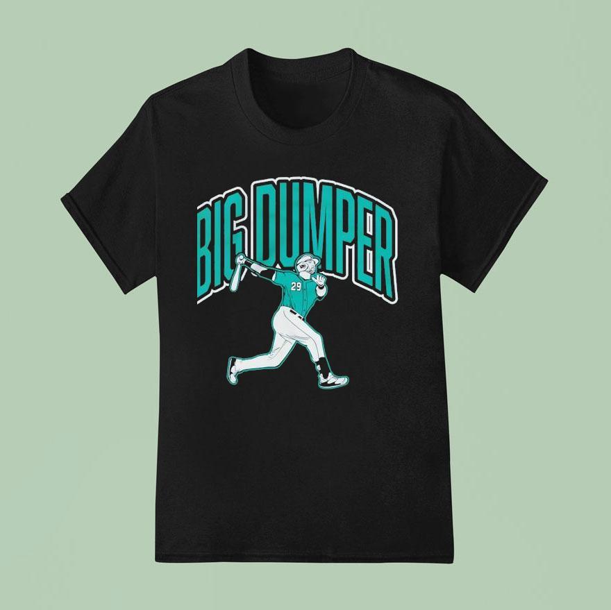 Big Dumper Moonshot Cal Raleigh Seattle Mariners Baseball T Shirt