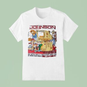 Big Johnson Hard Drives Cartoon T Shirt