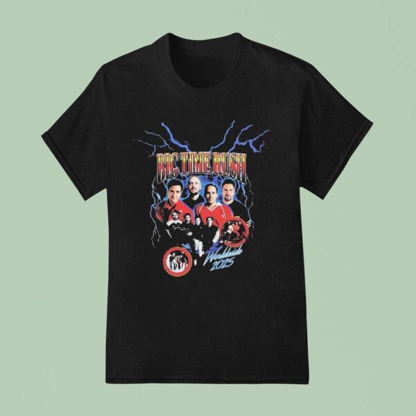 Big Time Rush In Real Life Worldwide Tour T Shirt