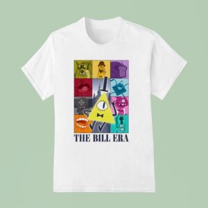 Bill Cipher From Gravity Falls Style Of The Eras Tour T Shirt