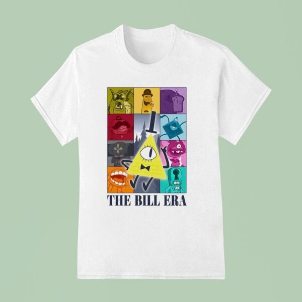 Bill Cipher From Gravity Falls Style Of The Eras Tour T Shirt