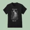 Billy Joel And So It Goes Lyrics T Shirt