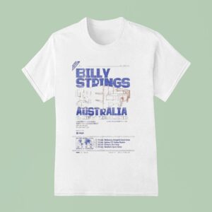 Billy Strings Melbourne Margaret Court Arena July T Shirt