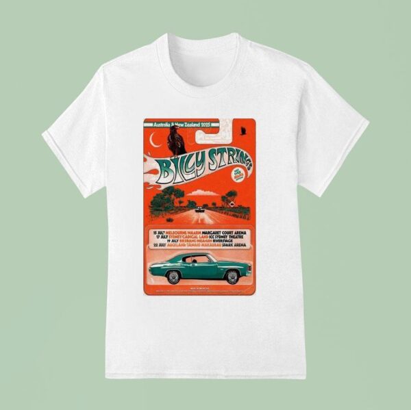Billy Strings Tour Australia New Zealand T Shirt