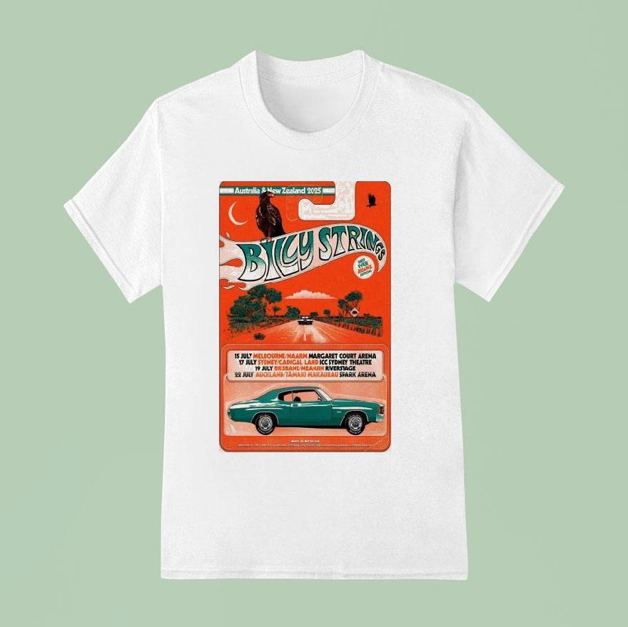 Billy Strings Tour Australia New Zealand T Shirt