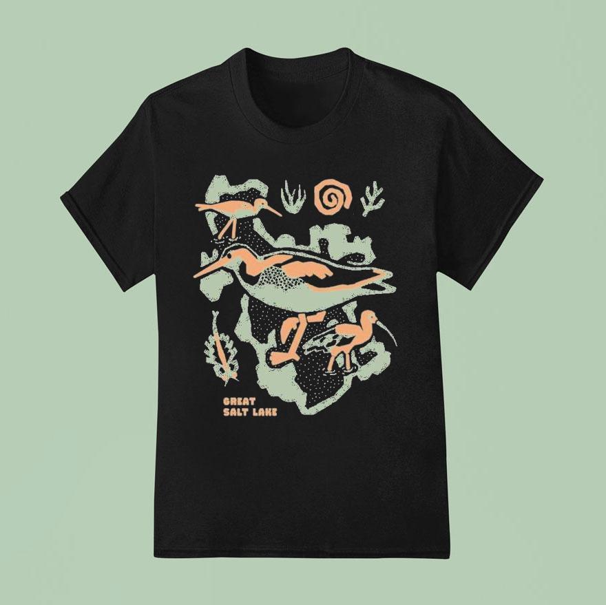 Bird Collective Great Salt Lake T Shirt