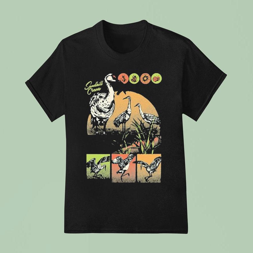 Bird Collective Sandhill Crane T Shirt