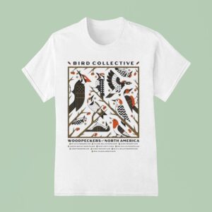 Bird Collective Woodpeckers Of North America T Shirt