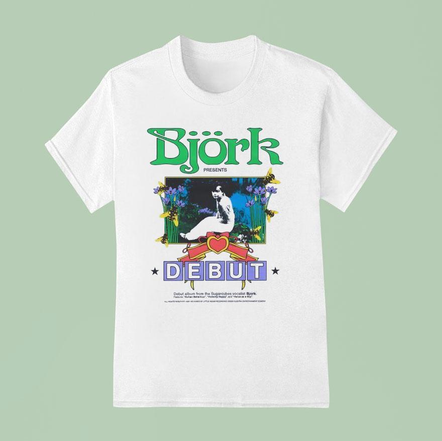 Bjork Debut Album From The Sugarcubes Vocalist Bjork T Shirt