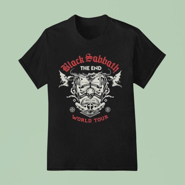 Black Sabbath The End Scripture World Tour T Shirt