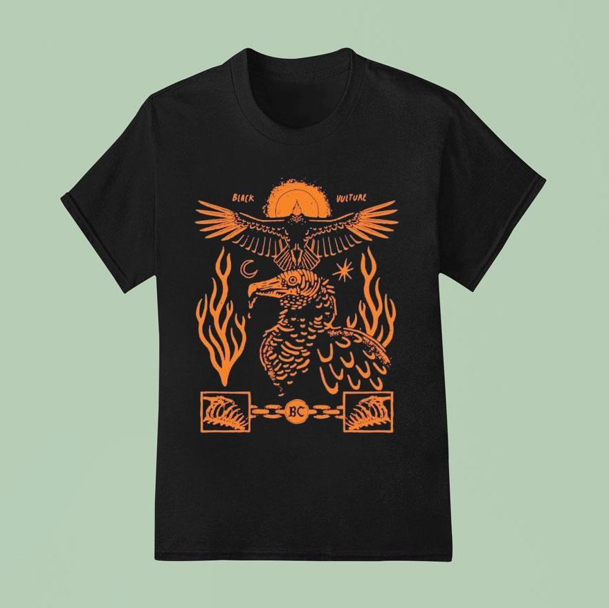 Black Vulture Bird Collective T Shirt