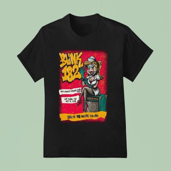 Blink When We Were Young Las Vegas Festival Grounds Live Oct T Shirt