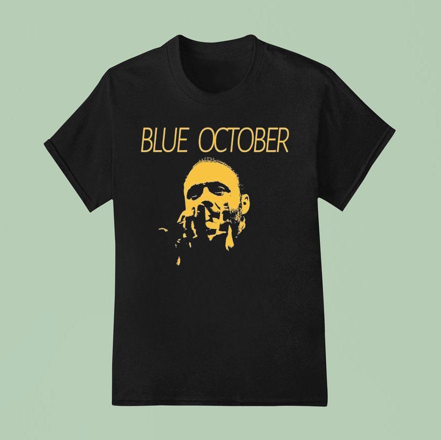 Blue October Midnight Foil T Shirt