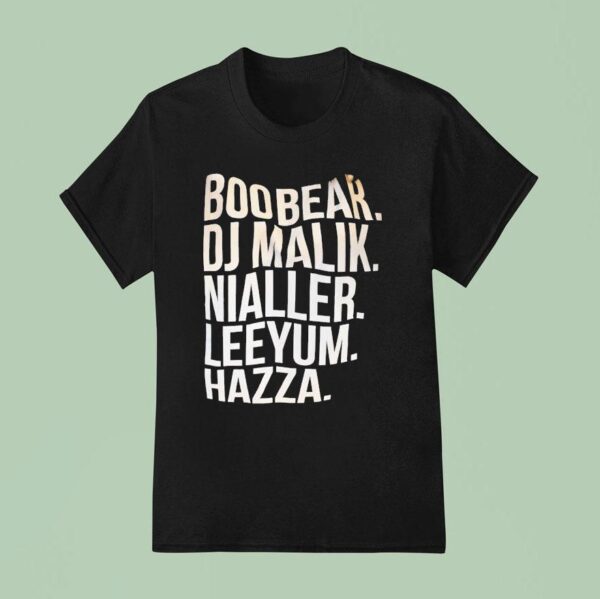 Boo Bear Dj Malik Nialler Leeyum Hazza T Shirt