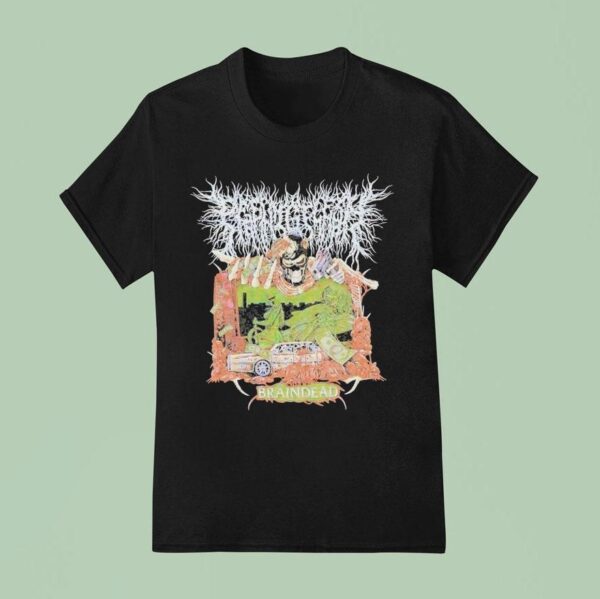 Brain Dead X Peeling Flesh Sound Fury T Shirt