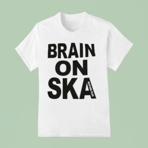 Brain On Ska Mustard Plug T Shirt