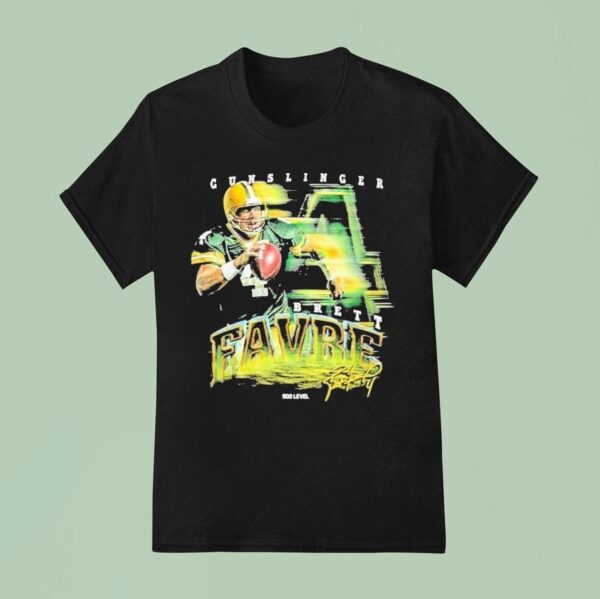 Brett Favre Green Bay Packers Grunge Wh T Shirt