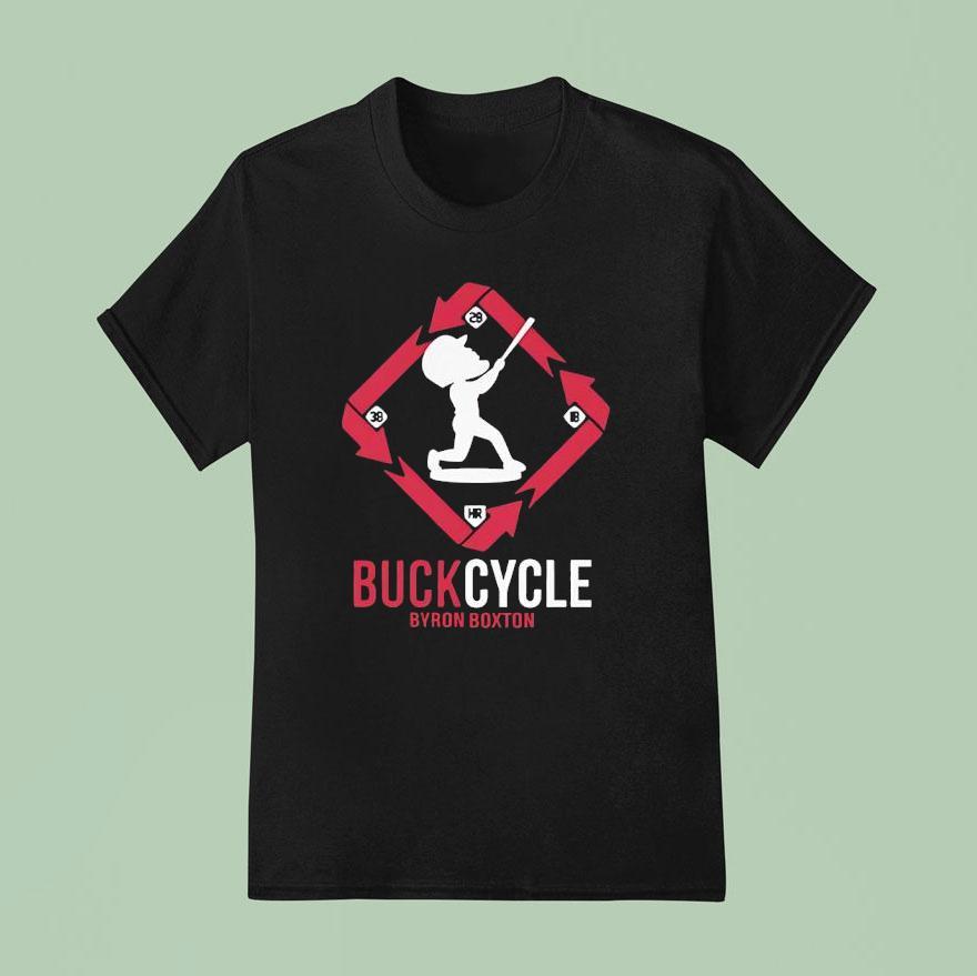 Buckcycle Byron Buxton Minnesota Twins Baseball T Shirt