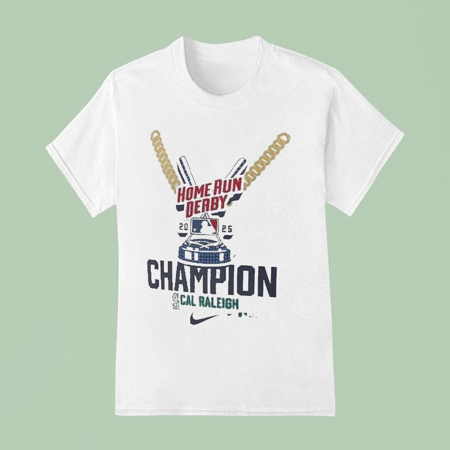 Cal Raleigh Home Run Derby Champion Mlb Nike Trophy T Shirt