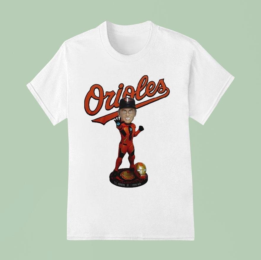 Cal Ripken Jr Iron Man Baltimore Orioles T Shirt