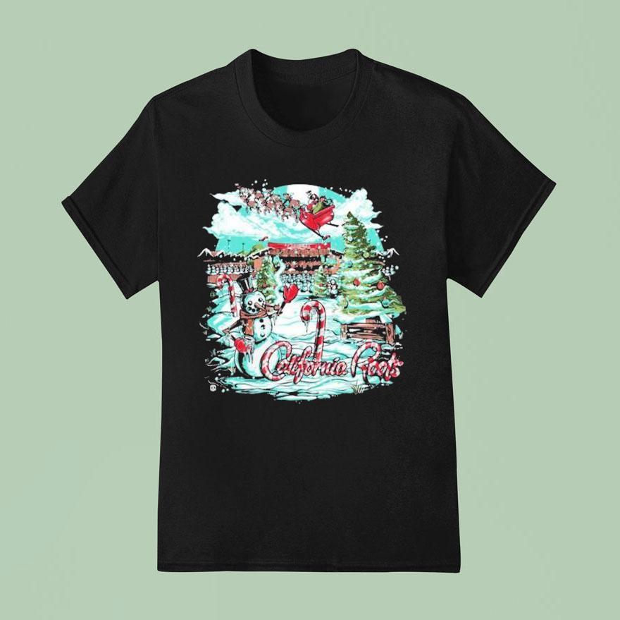 California Roots Holiday At The Bowl Christmas T Shirt