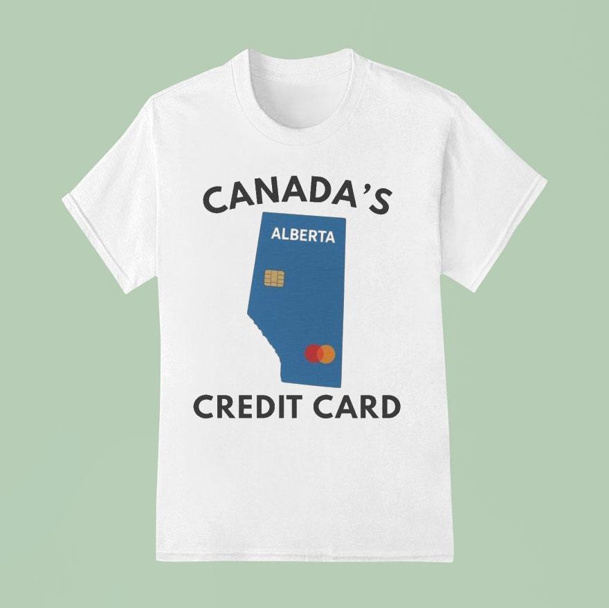 Canada S Alberta Credit Card T Shirt