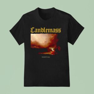 Candlemass Nightfall Retro T Shirt