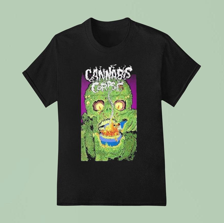 Cannabis Corpse Bowl Of Fire T Shirt