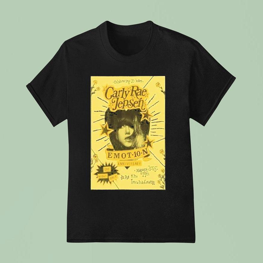 Carly Rae Jepsen Emotion Anniversary Years T Shirt