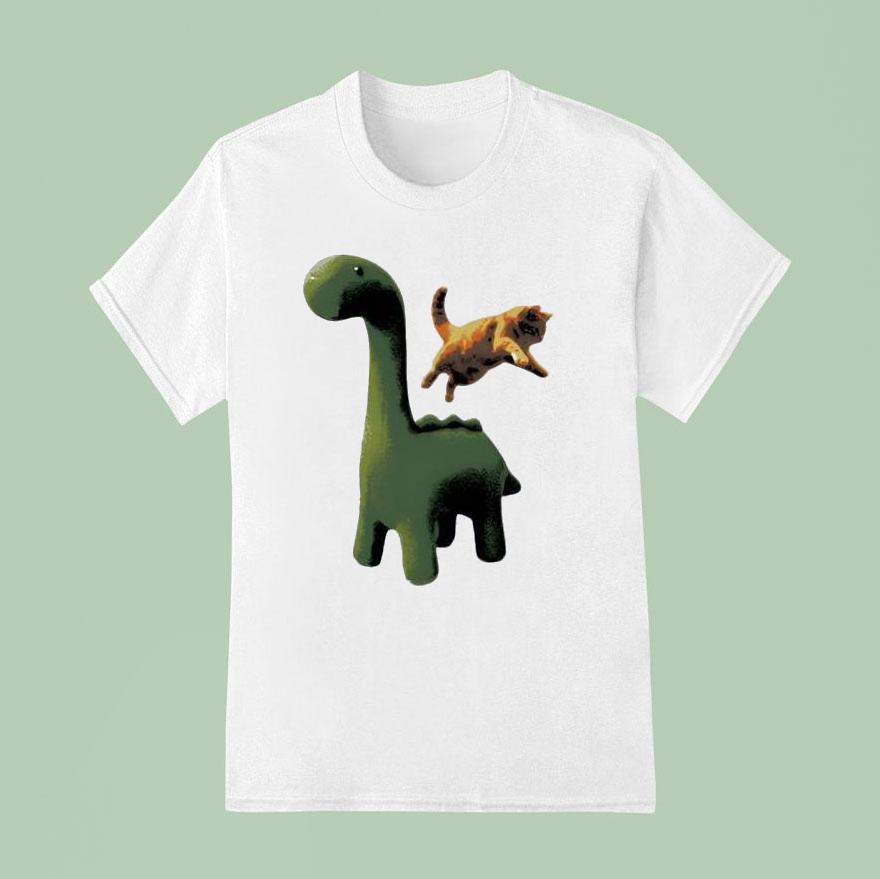Cat Abram Engle Kurt Dino T Shirt
