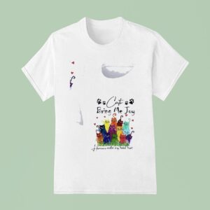 Cat Bring Me Joy Humans Make My Head Hur T Shirt