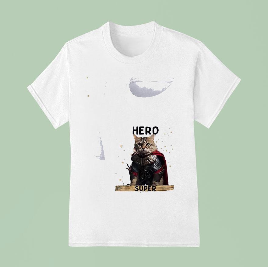 Cat Hero Super T Shirt