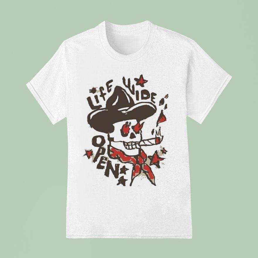 Cboystv Life Wide Open Trailblazer Cowboy Cigarettes T Shirt