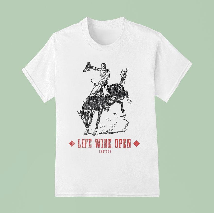 Cboystv Life Wide Open Vegas Bull T Shirt
