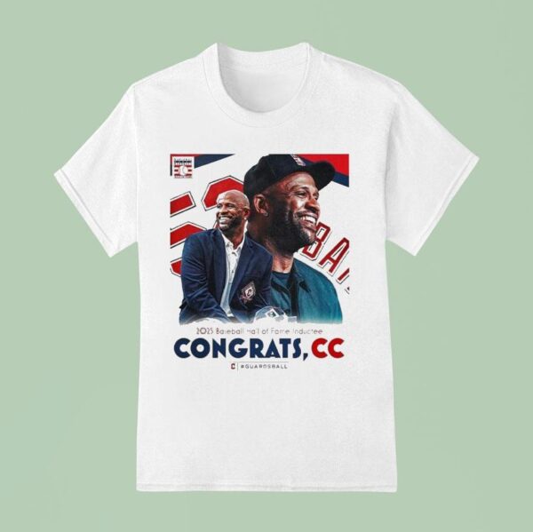 Cc Sabathia Hall Of Fame At Cleveland Guardians In Cooperstown Induc T Shirt