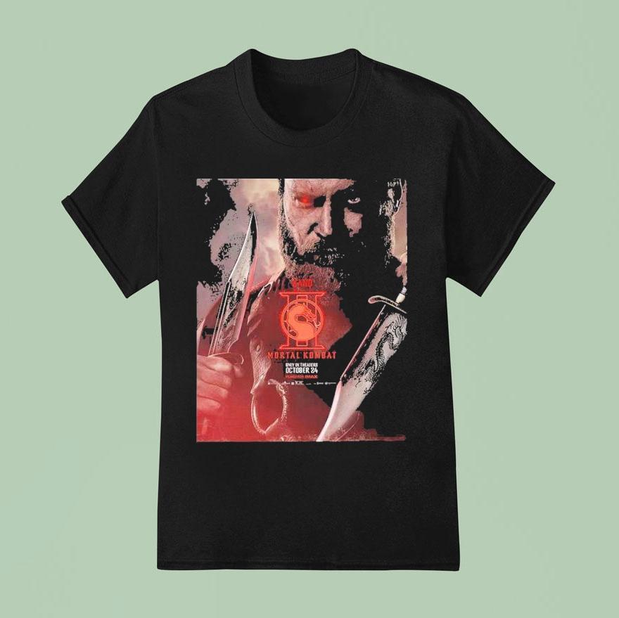 Character Josh Lawson As Kano For Mortal Kombat Only In Theaters October T Shirt