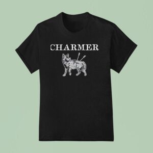 Charmer Black Wolf T Shirt