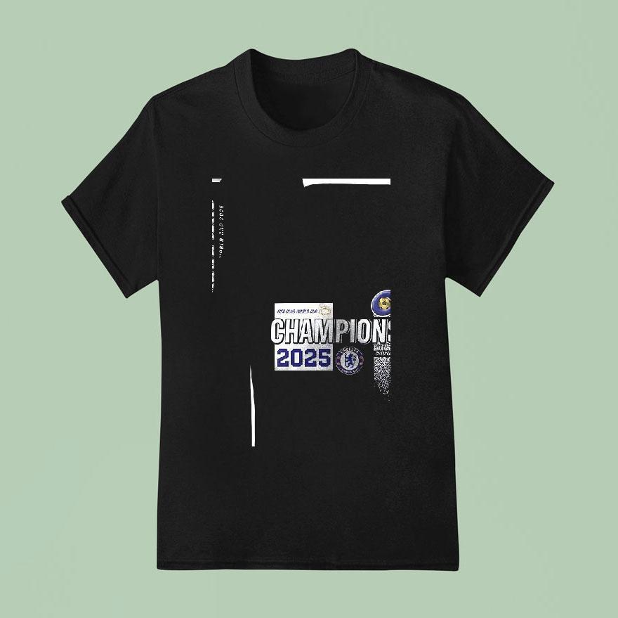 Chelsea Champions Fifa Club World Cup England Roster T Shirt