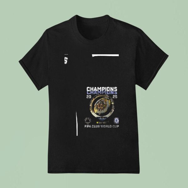 Chelsea Champions Fifa Club World Cup England Trophy Logo T Shirt