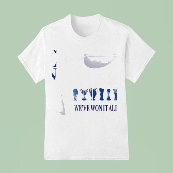 Chelsea We Ve Won It All Again Trophy T Shirt