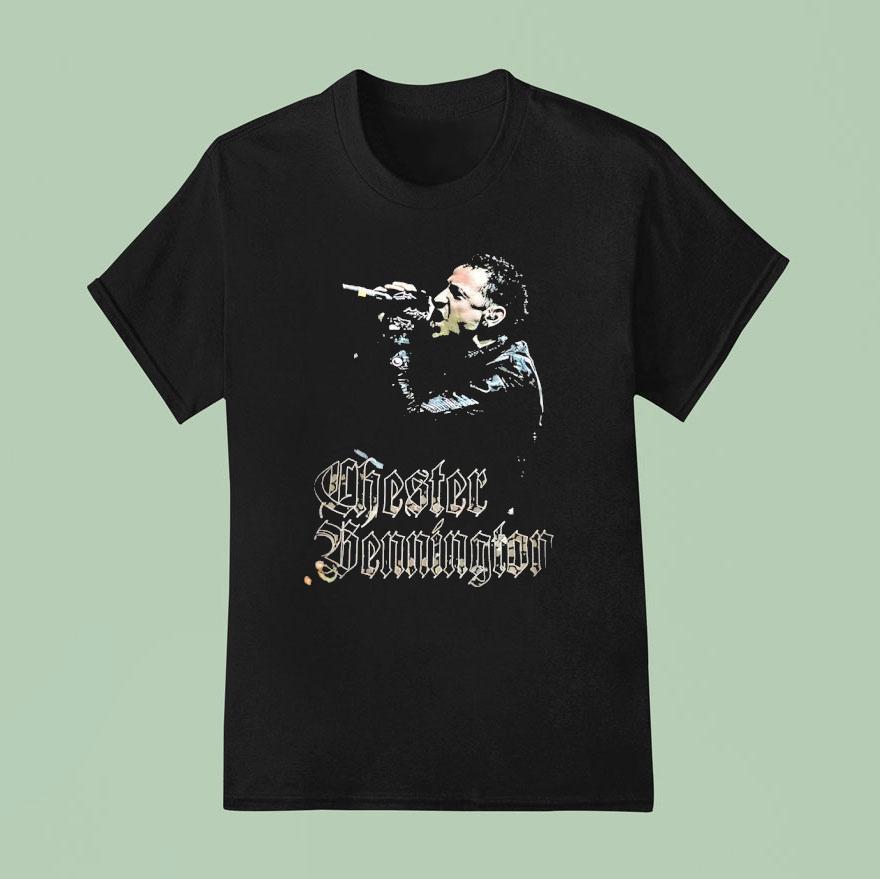 Chester Bennington American Singer Portrai T Shirt