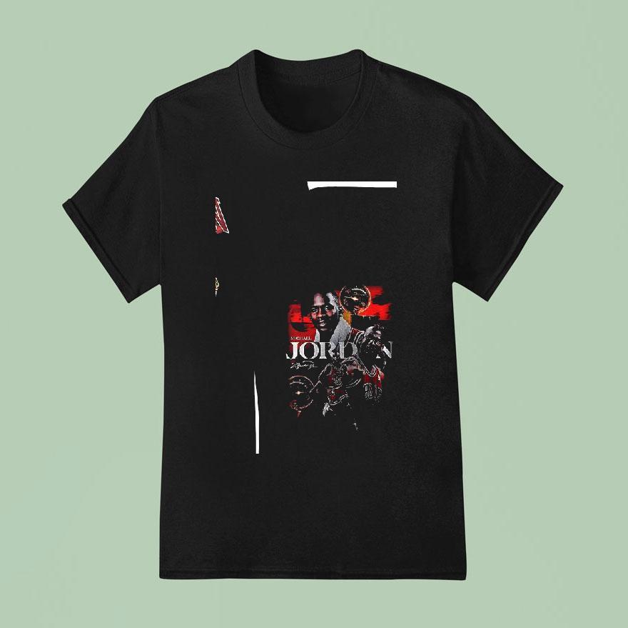 Chicago Bulls Michael Jordan Signature T Shirt