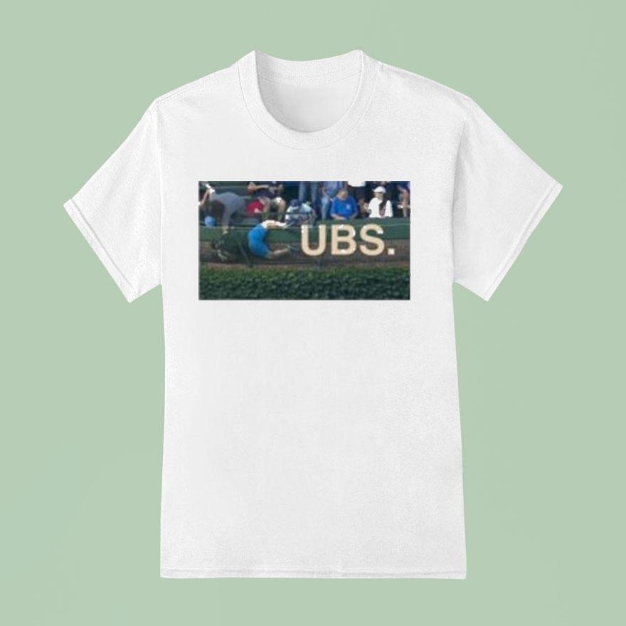 Chicago Cubs Fan Fall Into Basket At Wrigley Field T Shirt