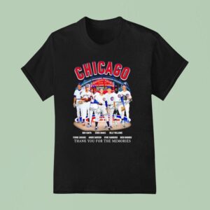 Chicago Cubs Santo Banks Williams Jenkins Dawson Sandberg Maddux Thank You For The Memories T Shirt