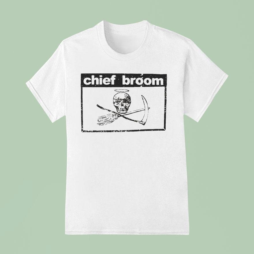 Chief Broom Crossbones Logo T Shirt