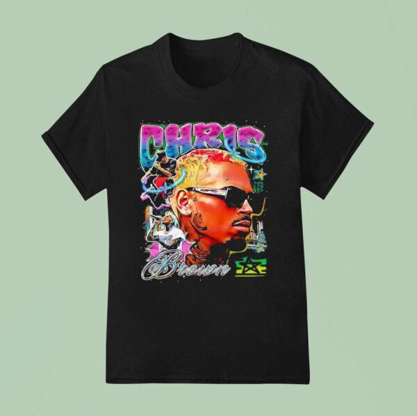 Chris Brown Retro Bootleg Hip Hop T Shirt